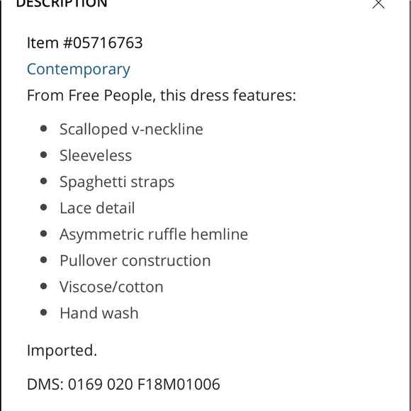 free people Adella dress - Picture 6 of 6